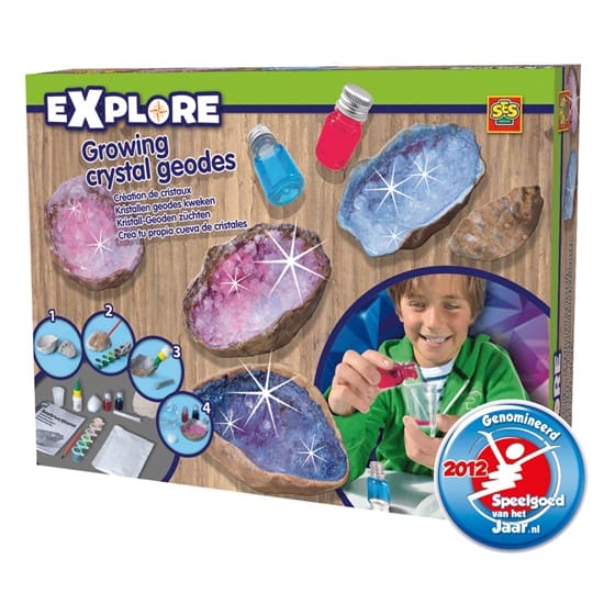 SES EXPLORE Kristallen Geodes Kweken